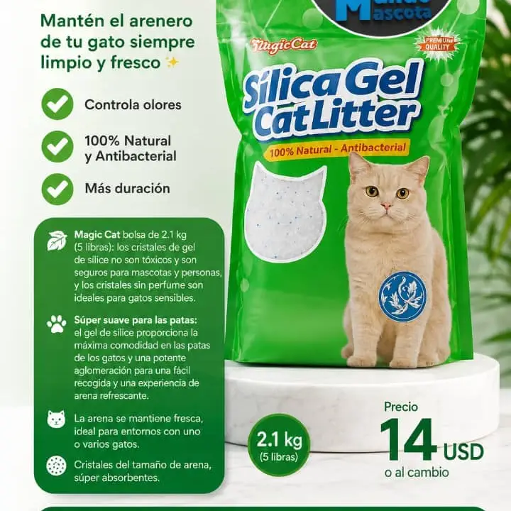 Arena Silica PREMIUM 5 libras para gatos's photo #1