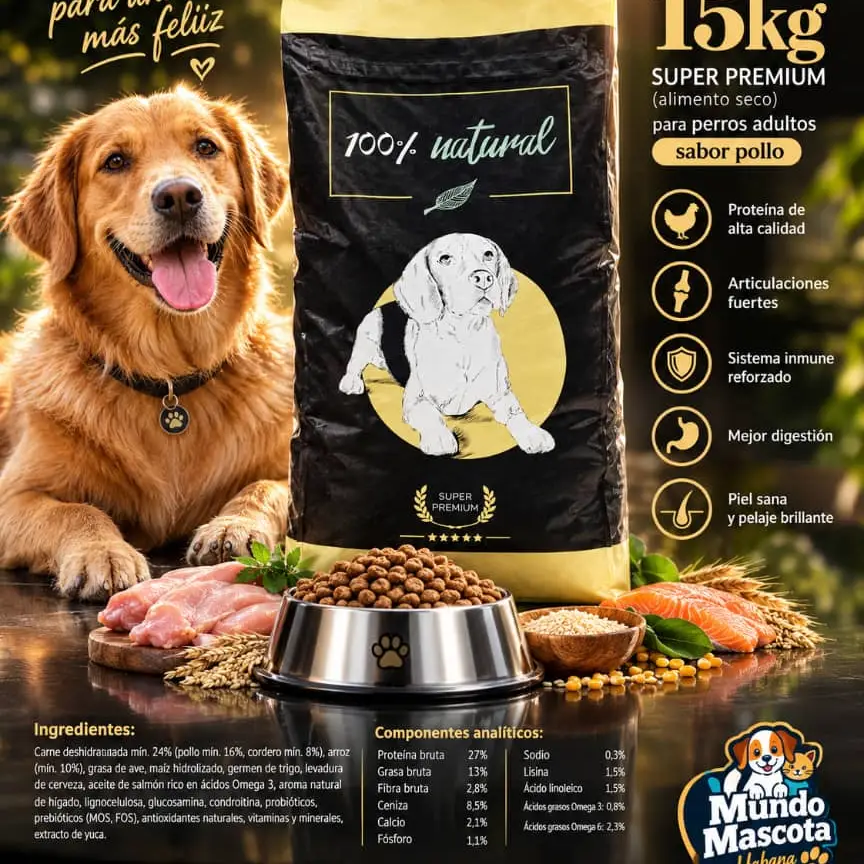 Pienso Star Gourmet Super Premium perros Adultos sabor Pollo 15 kg — imagen 1