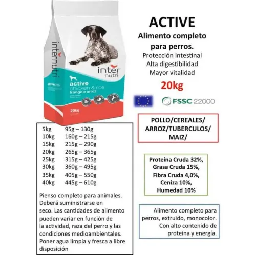 Pienso para perros adultos INTERNUTRI — imagen 1
