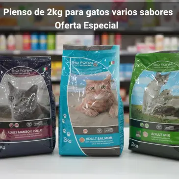 Pienso Bioform para gatos 2kg varios sabores — imagen 1