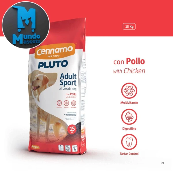 Pienso Pluto 15kg sabor pollo's foto | Mundo Mascota Habana |  BizneCubano