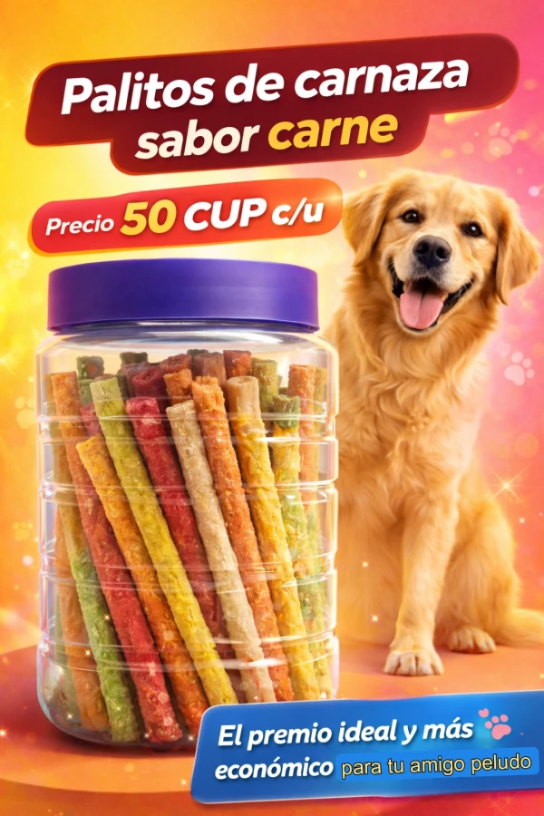 Palitos de carnaza sabor carne's foto | Mundo Mascota Habana |  BizneCubano