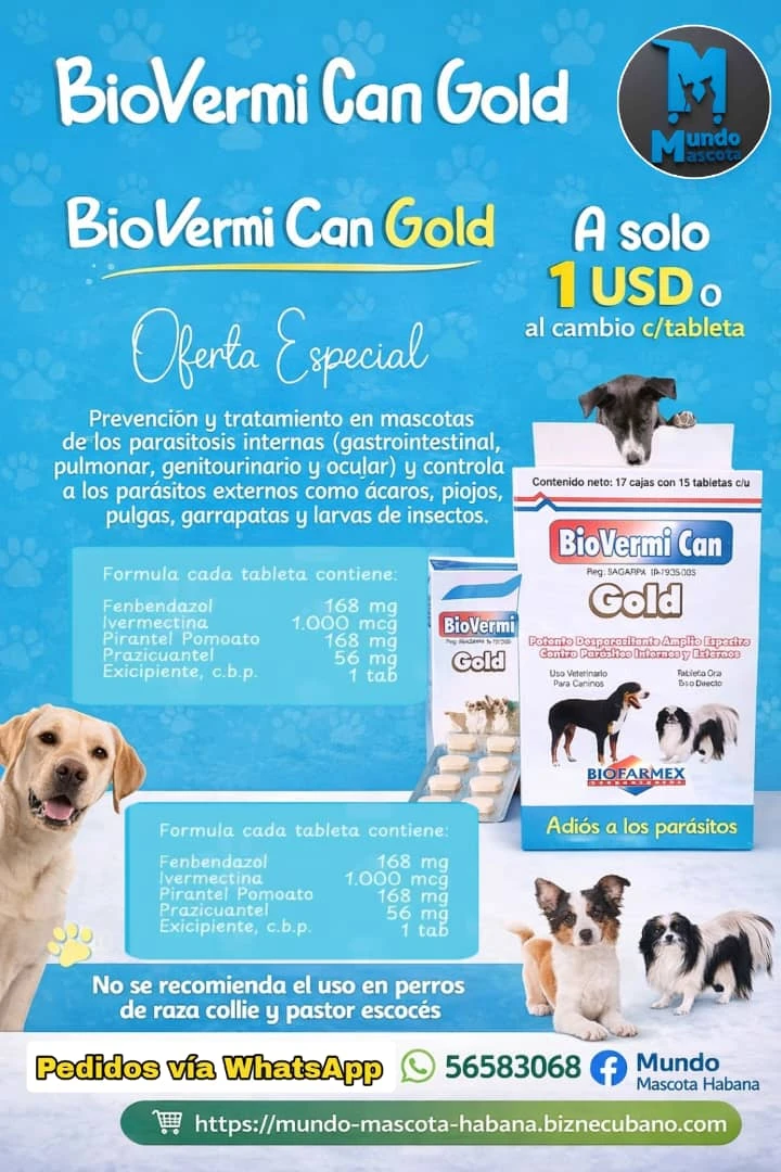 BiovermiCan Gold's foto | Mundo Mascota Habana |  BizneCubano