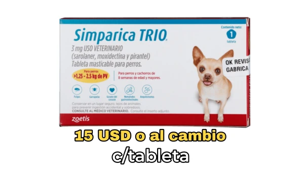 Simpárica Trío de 1.25-2.5kg's foto | Mundo Mascota Habana |  BizneCubano