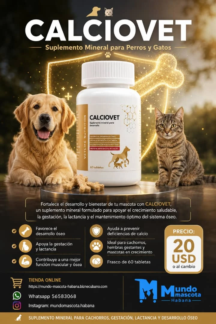 Calciovet NUEVO's foto | Mundo Mascota Habana |  BizneCubano