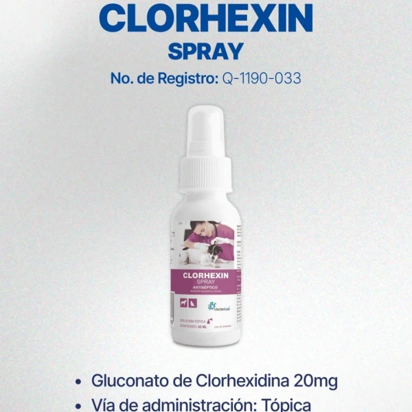 Clorhexidina en spray's foto | Mundo Mascota Habana |  BizneCubano