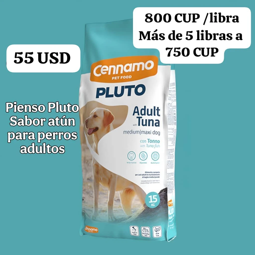 Pienso Pluto sabor Atún para perros's foto | Mundo Mascota Habana |  BizneCubano