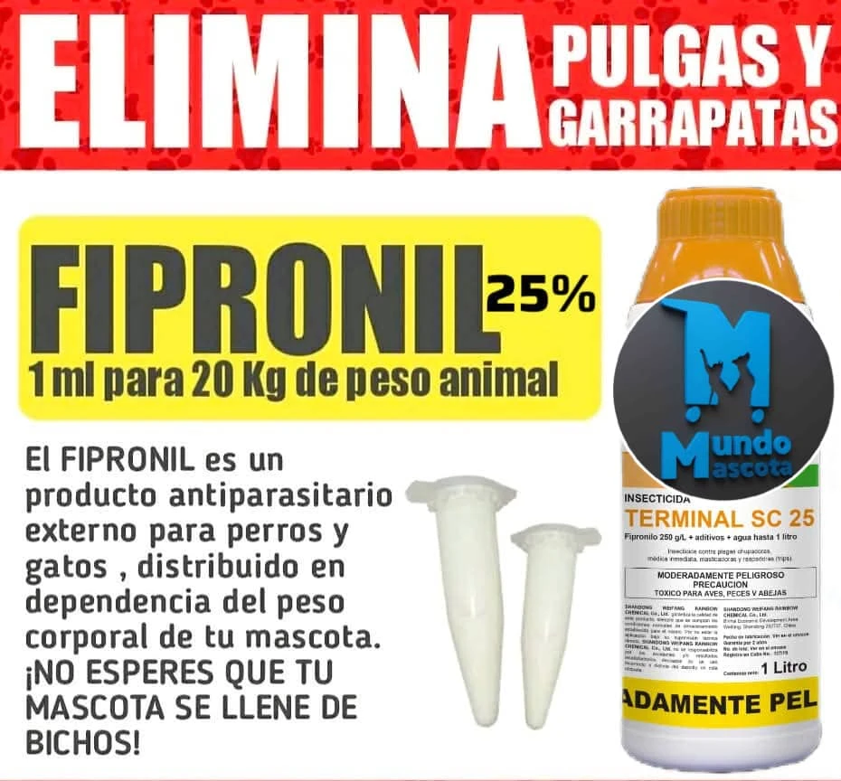 Fipronil al 25%'s foto | Mundo Mascota Habana |  BizneCubano
