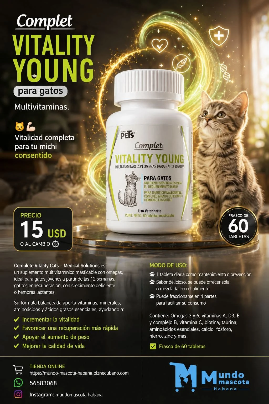 Vitality para gatos's foto | Mundo Mascota Habana |  BizneCubano