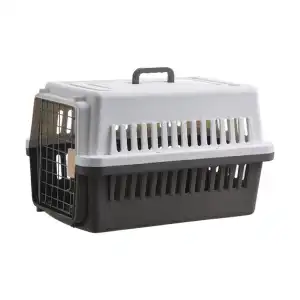 Huacal o transportador rígido para gatos y perros pequeños y medianos miniatura 2