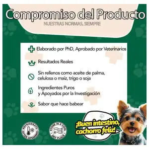 Probióticos para perros sabor pollo miniatura 2
