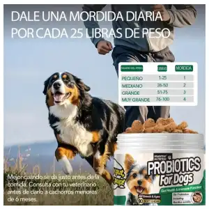 Probióticos para perros sabor pollo miniatura 3