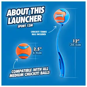 Lanzador de pelotas deportivas Chuckit 18 metros miniatura 2