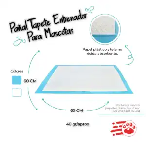 Tapetes de entrenamiento talla S para mascotas miniatura 2