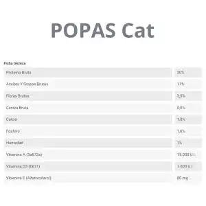 Pienso Popas para gatos adultos sabor pollo y pescado miniatura 5