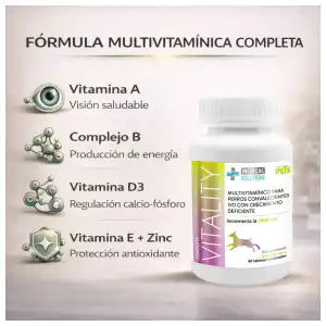 Multivitaminas Vitality para perros miniatura 15