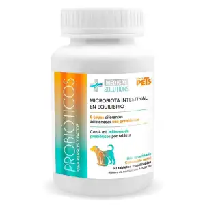 Probióticos en tabletas para perros y gatos miniatura 1