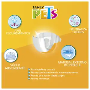 Paquete de Pañales desechables XS para perros y gatos miniatura 2